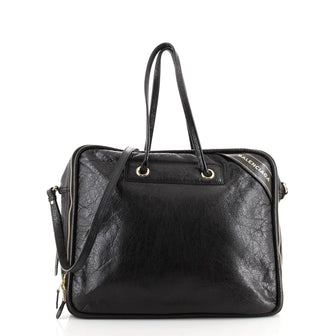 Balenciaga Blanket Square Bag Leather Large