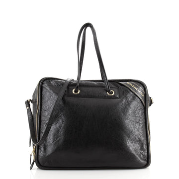 Balenciaga Blanket Square Bag Leather Large