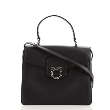 Salvatore Ferragamo Katia Top Handle Bag Saffiano Leather Small