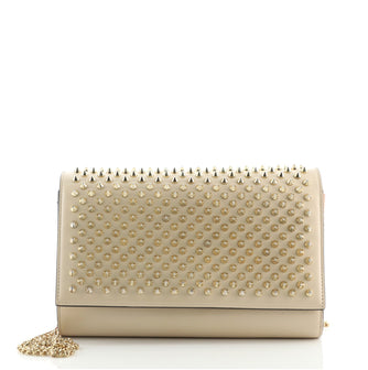 Christian Louboutin Paloma Clutch Spiked Leather