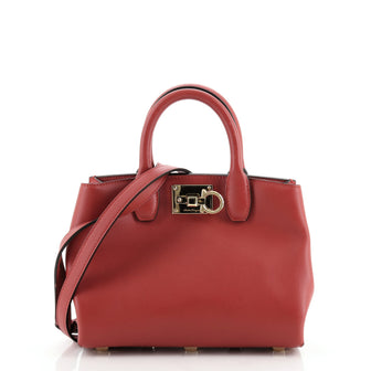 Salvatore Ferragamo Studio Satchel Leather Mini