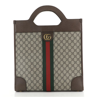 Gucci Ophidia Cut Out Handle Bag GG Coated Canvas Medium