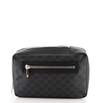 Gucci Soft Zip Sling Bag GG Coated Canvas Small