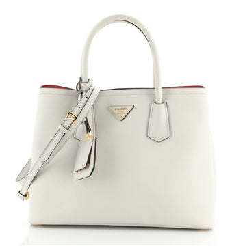 Prada Cuir Double Tote Saffiano Leather Medium