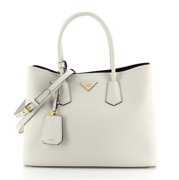 Prada Cuir Double Tote Saffiano Leather Large