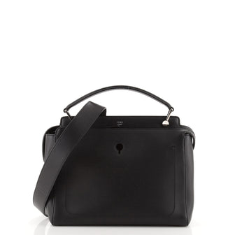 Fendi DotCom Convertible Satchel Leather Medium
