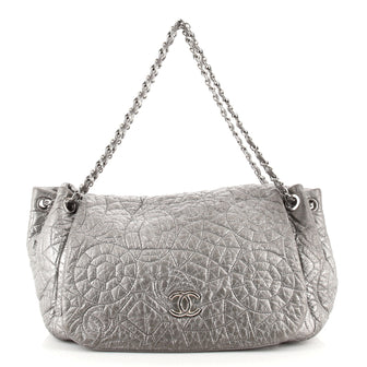 Chanel Graphic Edge Accordion Flap Bag Patent Vinyl