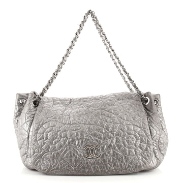 Chanel Graphic Edge Accordion Flap Bag Patent Vinyl