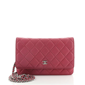 Chanel Wallet on Chain Quilted Caviar