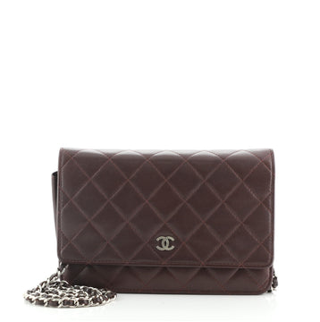 Chanel Wallet on Chain Quilted Lambskin