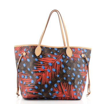 Louis Vuitton Neverfull NM Tote Limited Edition Monogram Jungle Dots MM
