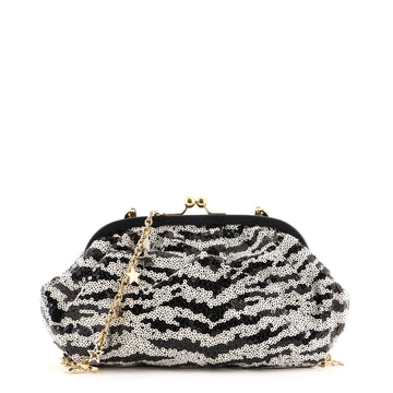 Dolce & Gabbana Star Frame Clutch Sequins Small