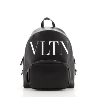 Valentino Garavani VLTN Print Backpack - Black for Men