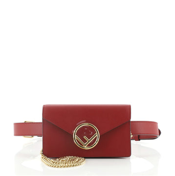 Fendi Logo Convertible Belt Bag Leather