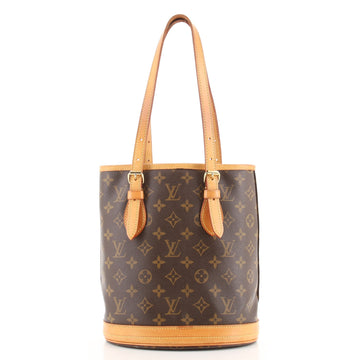 Louis Vuitton Petit Bucket Bag Monogram Canvas