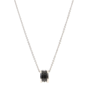 Bvlgari Save the Children Pendant Necklace Sterling Silver and Ceramic