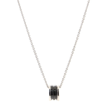 Bvlgari Save the Children Pendant Necklace Sterling Silver and Ceramic