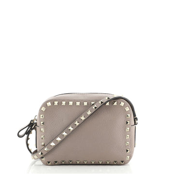 Valentino Rockstud Camera Crossbody Bag Leather