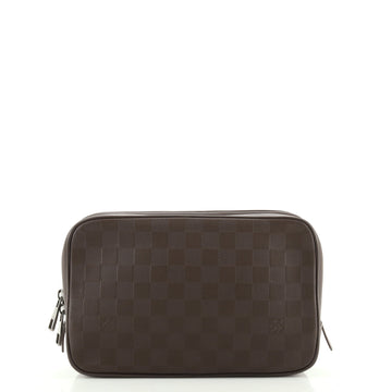 Louis Vuitton Toiletry Pouch Damier Infini Leather GM