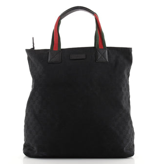 Gucci Web Strap Shopper GG Canvas Tall