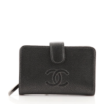 Chanel Timeless CC French Wallet Caviar Long