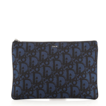 Christian Dior Homme Pouch Printed Canvas Small