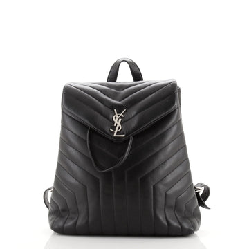 Saint Laurent LouLou Backpack Matelasse Chevron Leather Medium