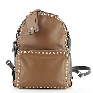 Valentino Rockstud Backpack Leather Medium