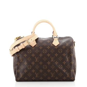 Louis Vuitton Speedy Bandouliere Bag Monogram Canvas 30