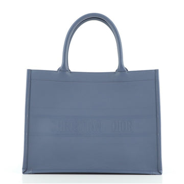 Book Tote Embossed Leather Small