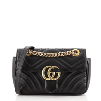 Gucci GG Marmont Flap Bag Matelasse Leather Mini