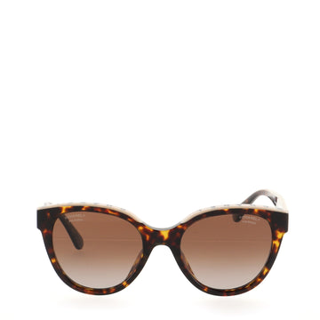 Chanel CC Logo Butterfly Sunglasses Acetate