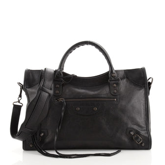 Balenciaga City Classic Studs Bag Leather Medium