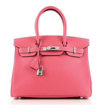 Hermes Candy Birkin Handbag Epsom 30