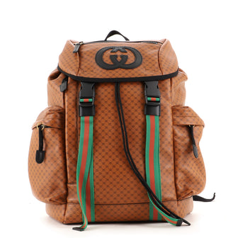 Gucci Dapper Dan Backpack GG Print Leather