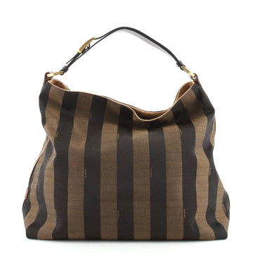 Fendi Pequin Hobo Canvas