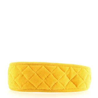 Chanel Headband Quilted Velvet