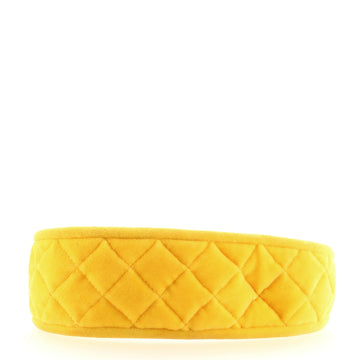 Chanel Headband Quilted Velvet