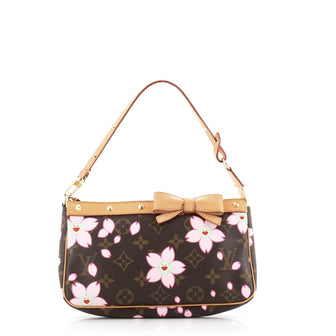 Louis Vuitton Pochette Accessoires Limited Edition Cherry Blossom Monogram