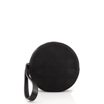 Chanel Travel Line Round Wristlet Nylon