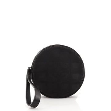 Chanel Travel Line Round Wristlet Nylon