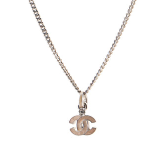 Chanel CC Pendant Long Necklace Metal and Enamel