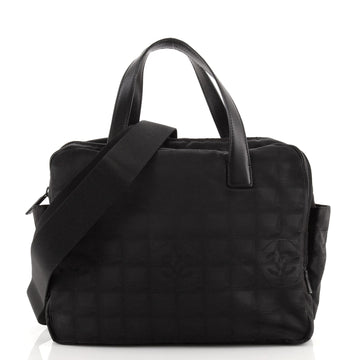 Chanel Travel Line Convertible Satchel Nylon Medium