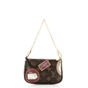 Louis Vuitton Pochette Accessoires Limited Edition Monogram Canvas Mini