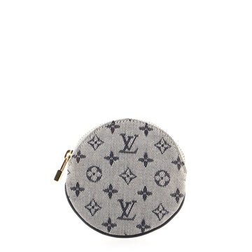Louis Vuitton Round Coin Purse Mini Lin