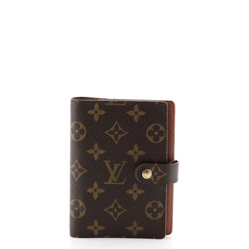 Louis Vuitton Ring Agenda Cover Monogram Canvas PM