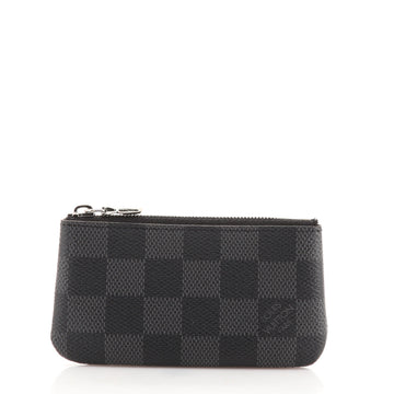 Louis Vuitton Key Pouch Damier Graphite