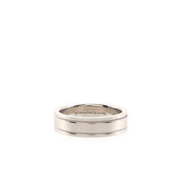 Tiffany & Co. Essential Double Miligrain RIng Platinum