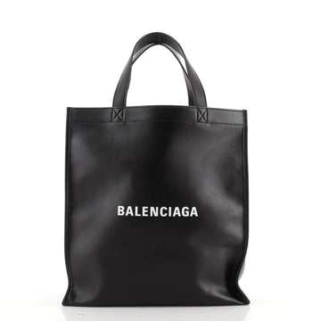 Balenciaga Logo Market Shopper Tote Leather Small