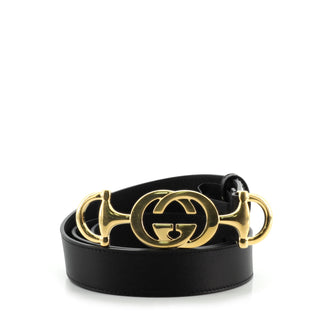 Gucci Interlocking G Horsebit Belt Leather Medium